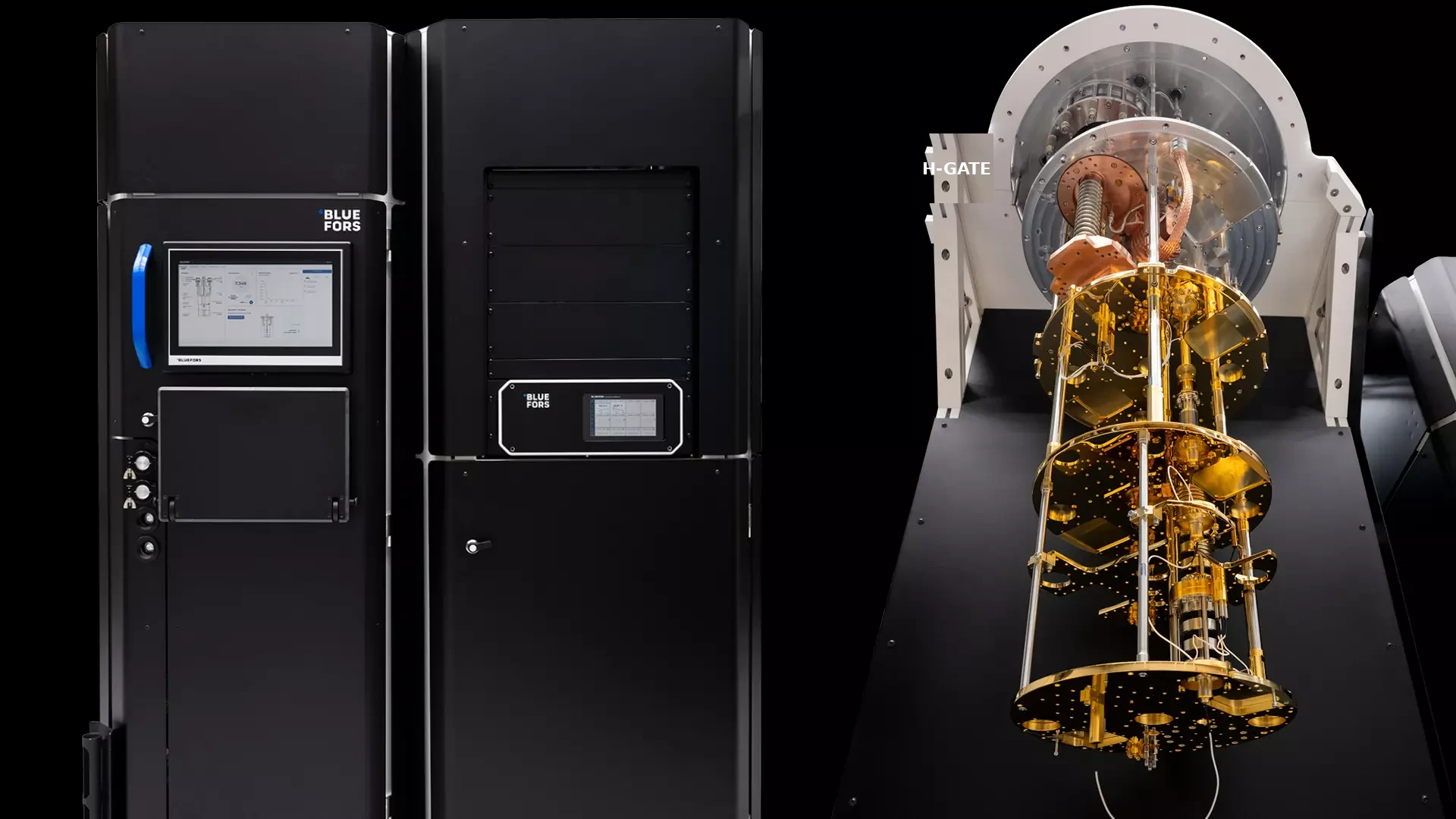 Control face of a modular cryogenic cabinet